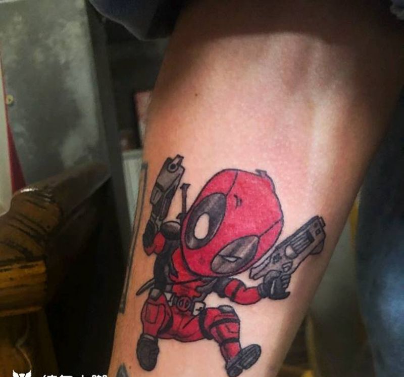 蜘蛛侠纹身图片