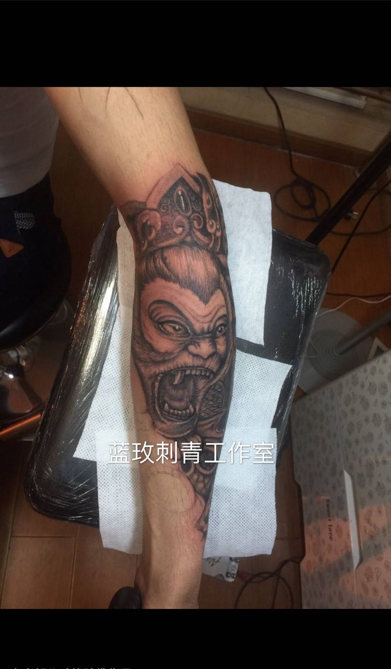 猴子纹身图片