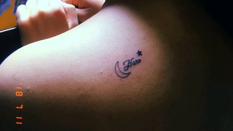 猫咪的名字纹身图片