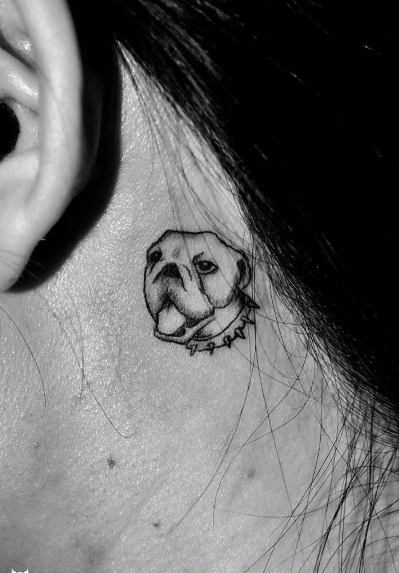 原创定制狗狗纹身图片