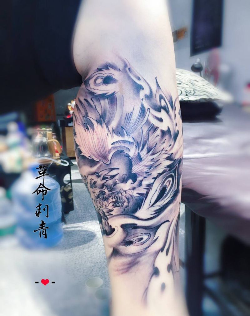 凤凰纹身图片