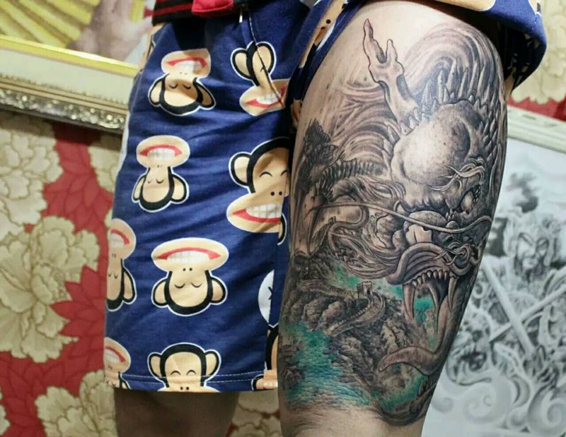 龙纹身图片