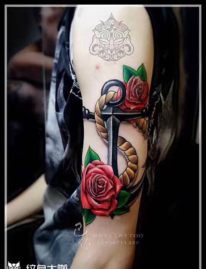 原创作品为爱停留纹身图片_内蒙古巴依专业培训手稿欧美纹身图案