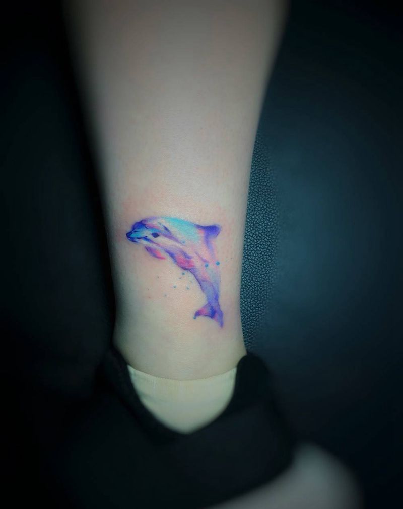 小海豚纹身图片