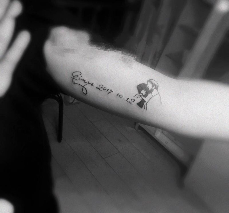 小清新纹身图片