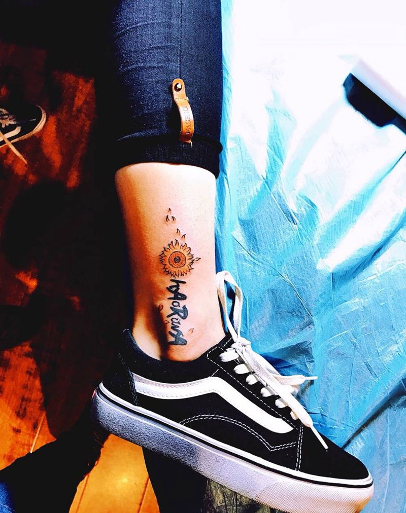 向日葵纹身图片