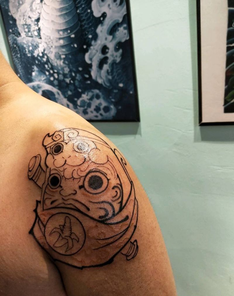 一些线条未完作品纹身图片_手臂新传统纹身图案