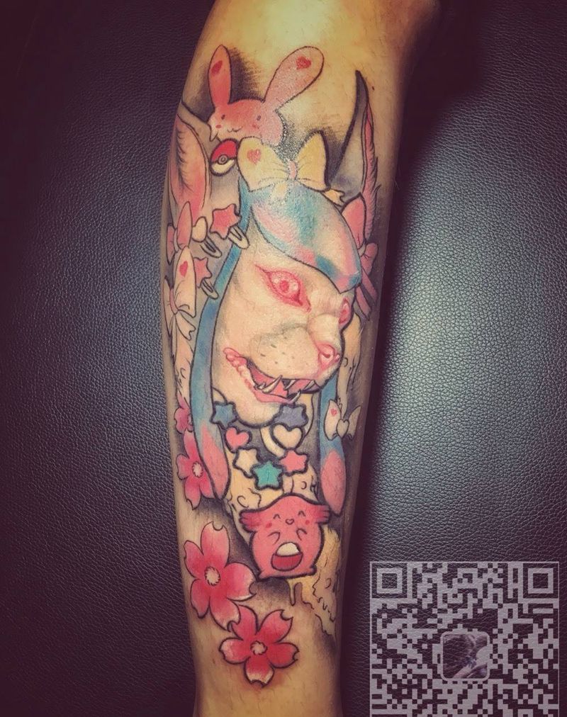 new school纹身图片