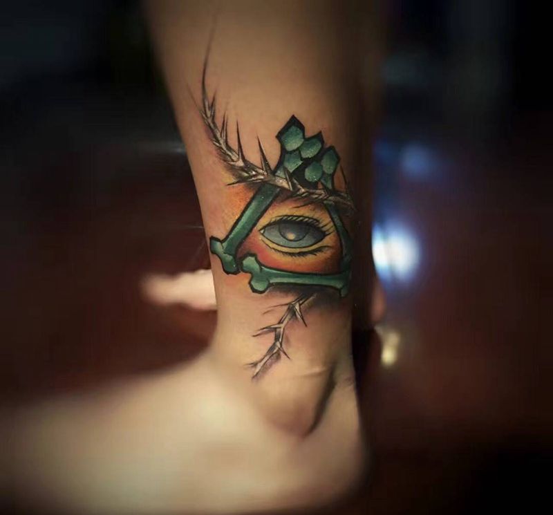 上帝之眼纹身图片