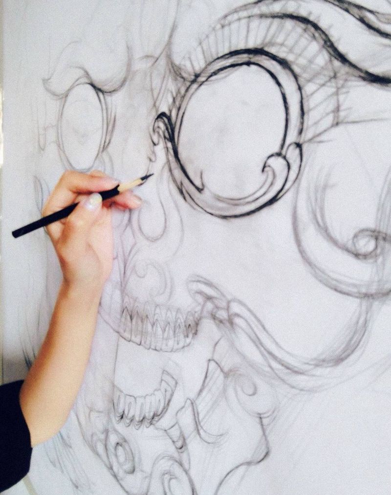 嘎巴拉纹身图片