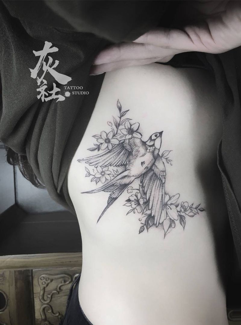 燕子纹身图片