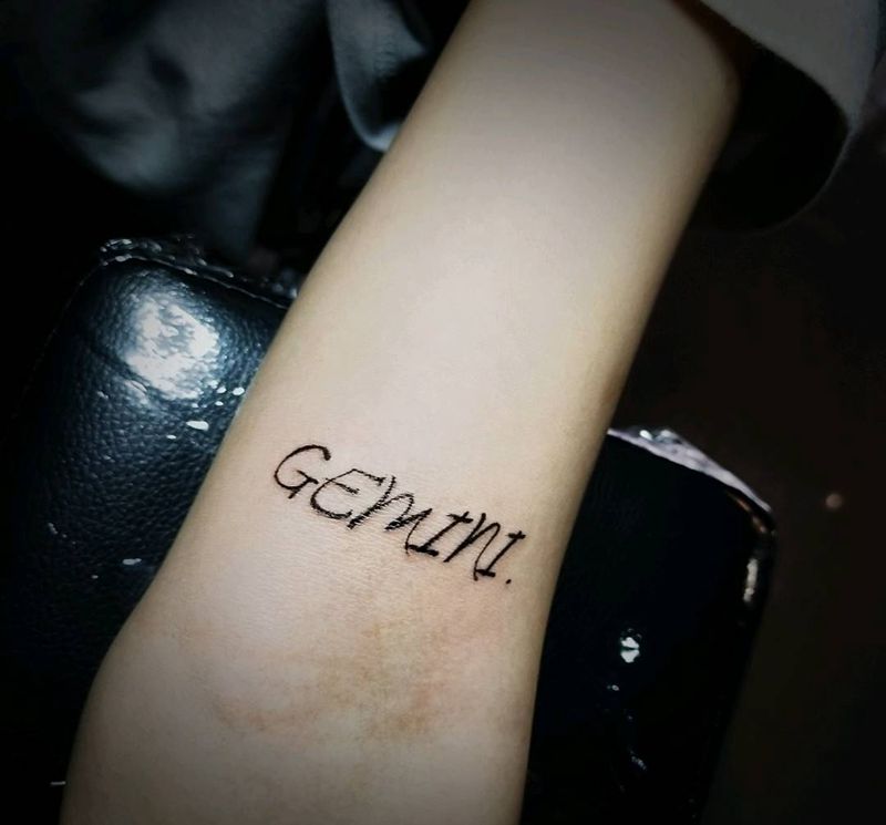 英文纹身图片_花体字纹身图案