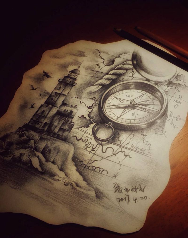 欧美手稿纹身图片