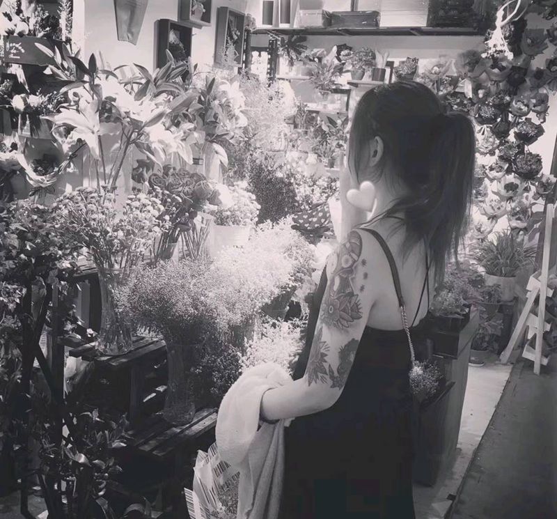 一波school纹身图片_手臂欧美动物人物静物成品纹身图案