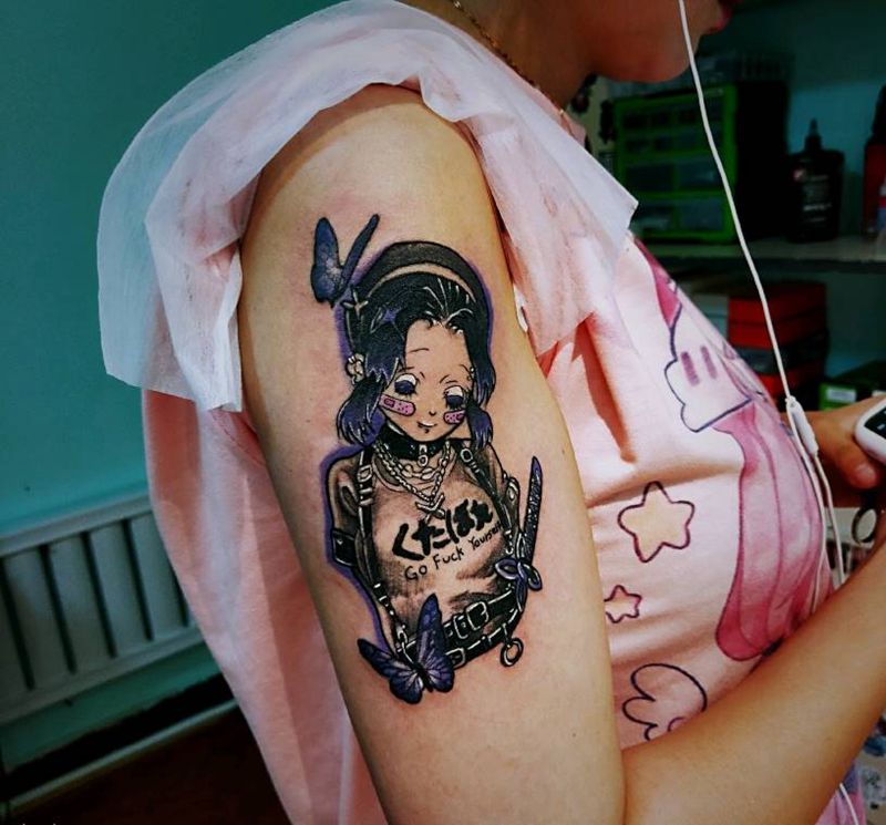 这是什么风格？纹身图片_手臂New School纹身图案