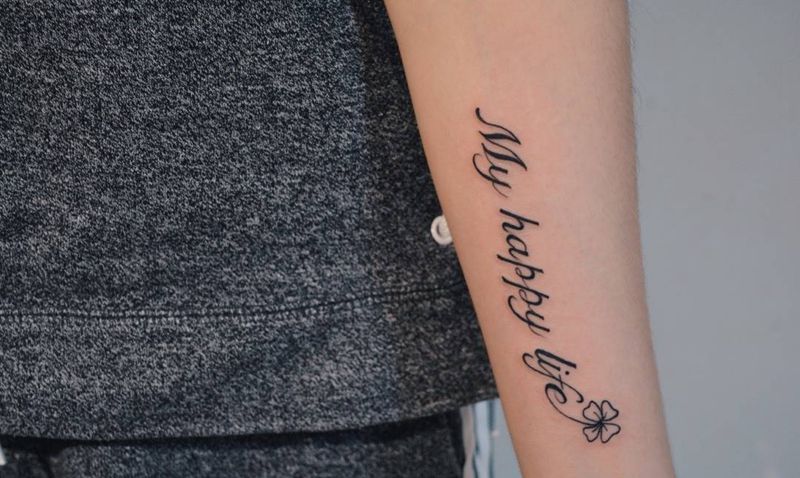 英文字母纹身图片