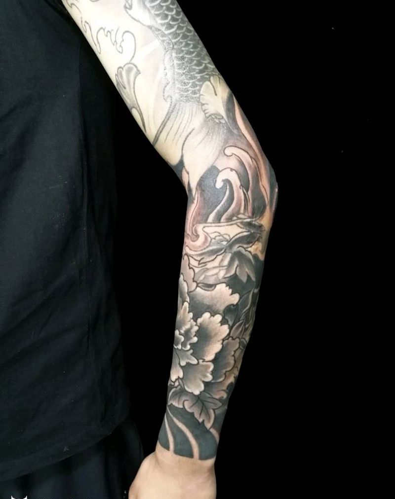 修改花臂纹身图片