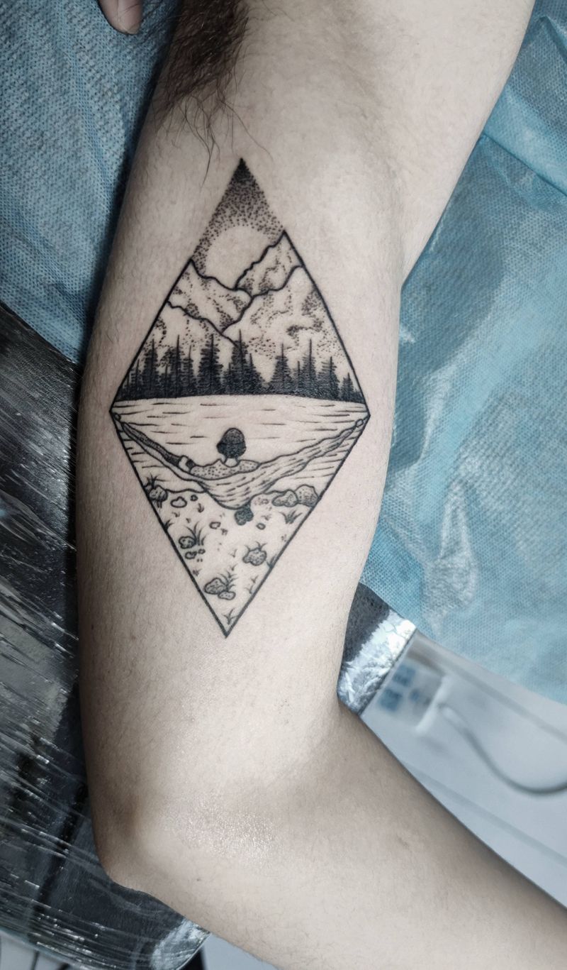 小点刺纹身图片_点刺纹身图案