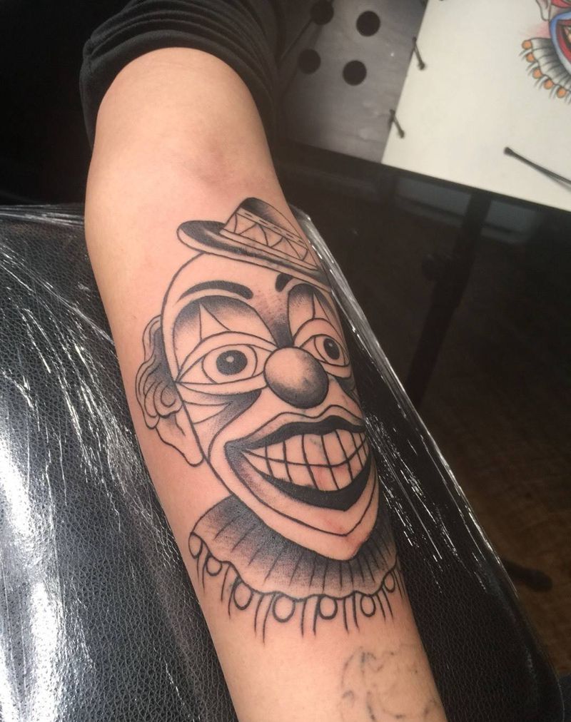 old school纹身图片_成品手臂欧美人物植物纹身图案