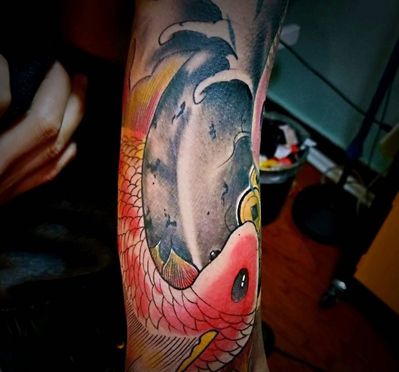 添加纹身图片_手臂新传统纹身图案