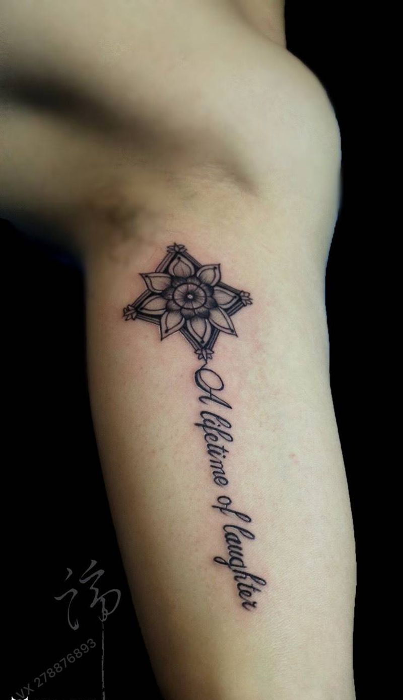 小清新纹身图片_成品颈部肩部胸部腹部腰部背部清新原创手臂纹身图案