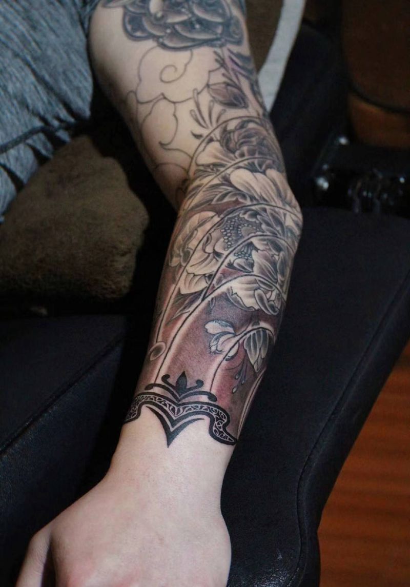 未完纹身图片_手臂纹身图案