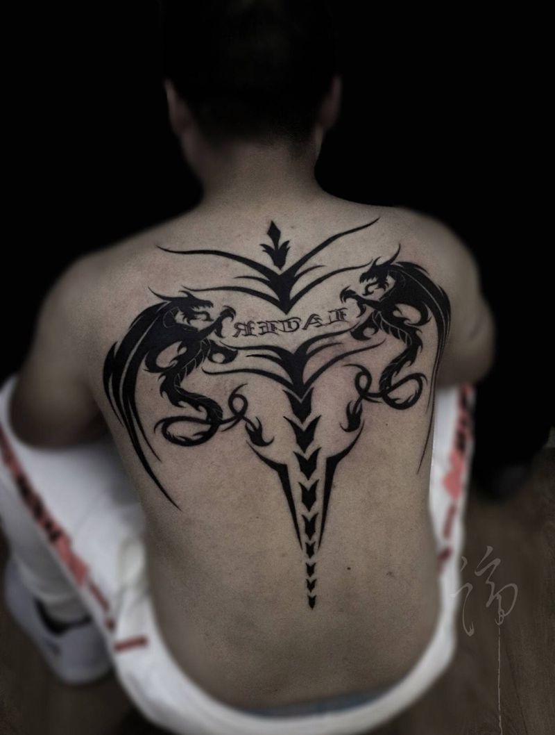 图腾纹身图片_背部图腾图腾纹身图案