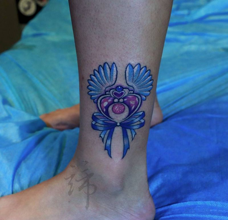 小清新纹身图片_清新静物贴纸腿部脚部成品纹身图案