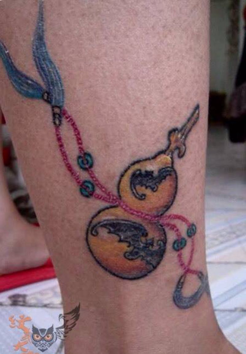 原创宝葫芦纹身图片