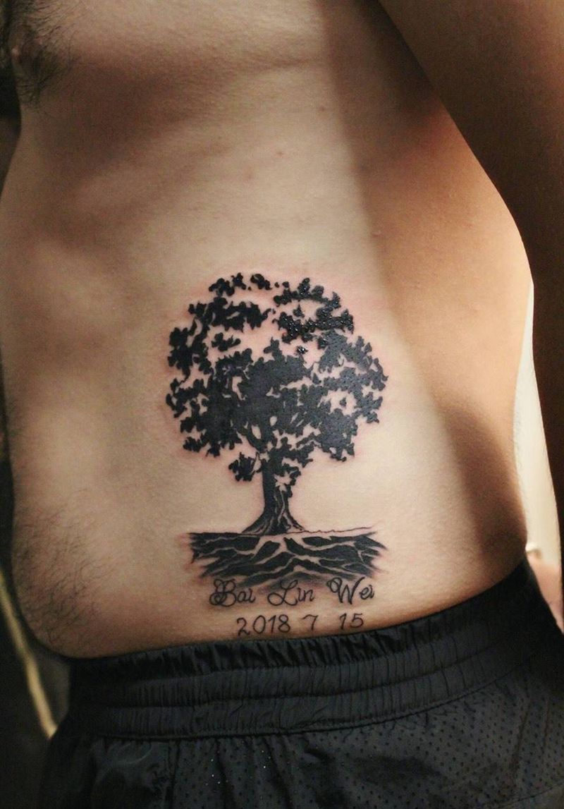 树纹身图片