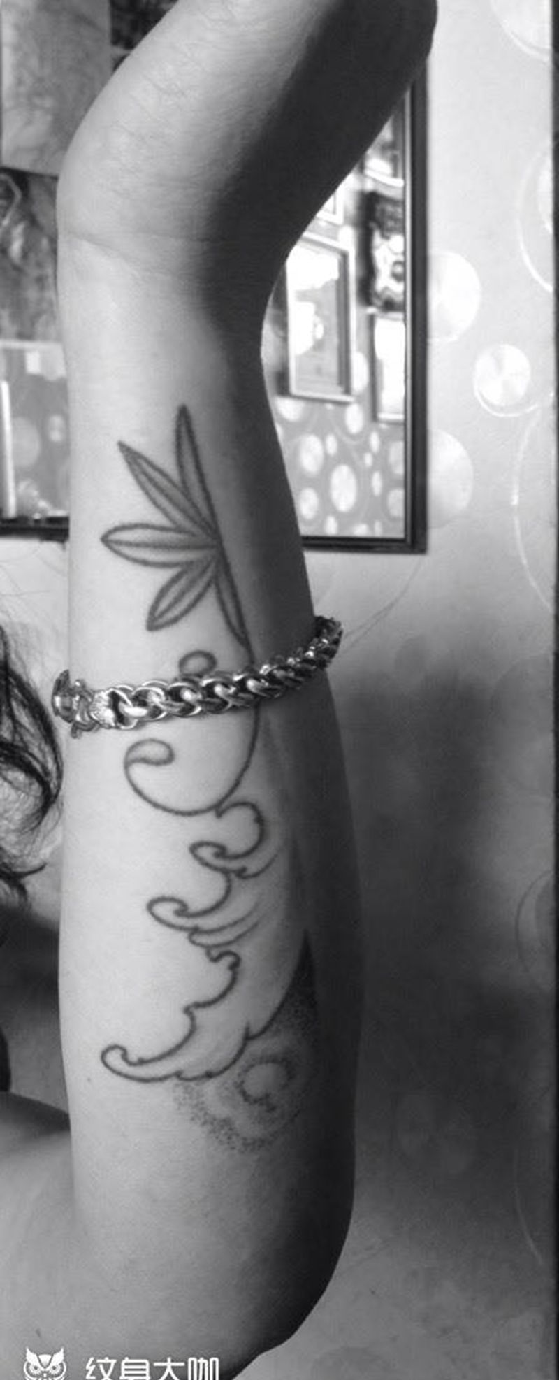 小清新纹身图片_手稿手臂清新纹身图案