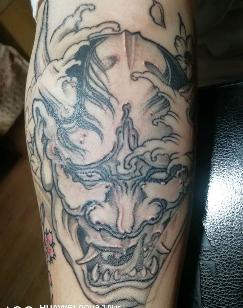 般若纹身图片_手臂新传统纹身图案