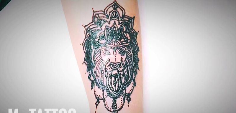 植物纹身 手绘纹身图片