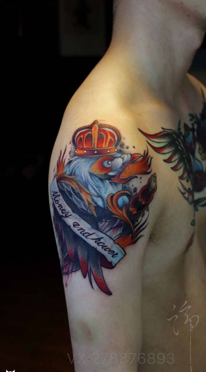 四顾纹身图片_成品欧美腰部颈部肩部胸部背部臀部纹身图案