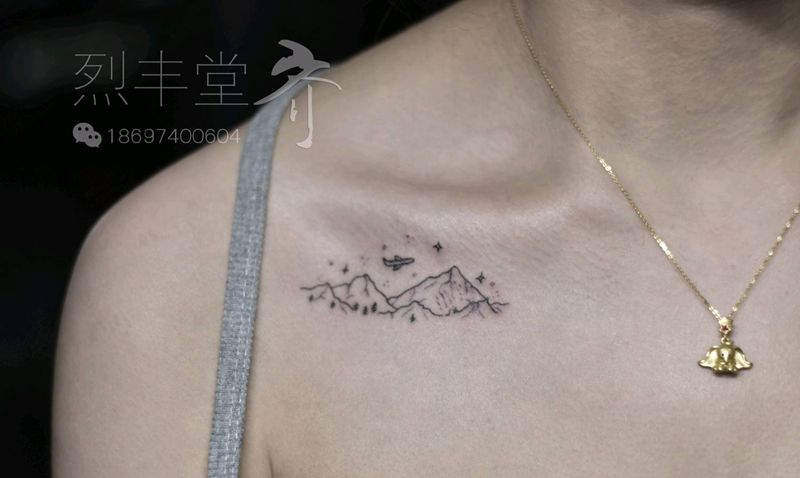 小清新纹身图片_几何纹身图案