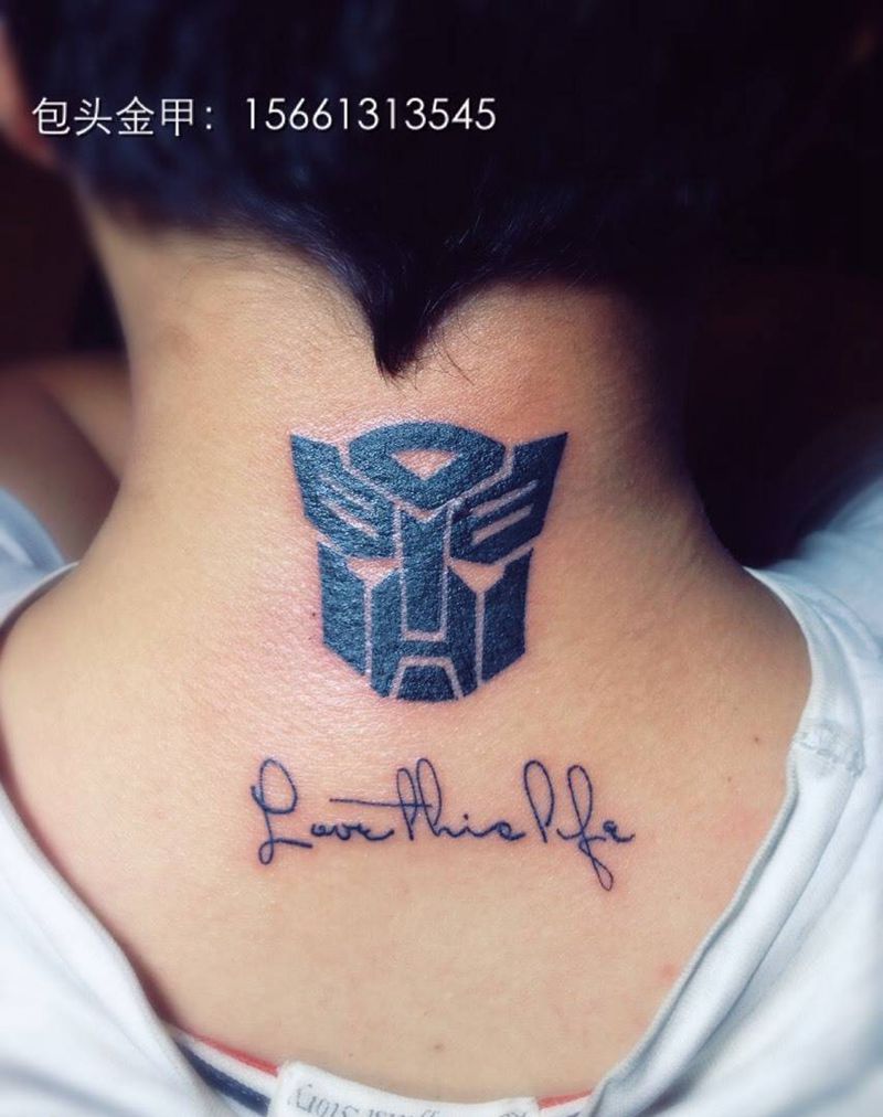 汽车人标志纹身图片