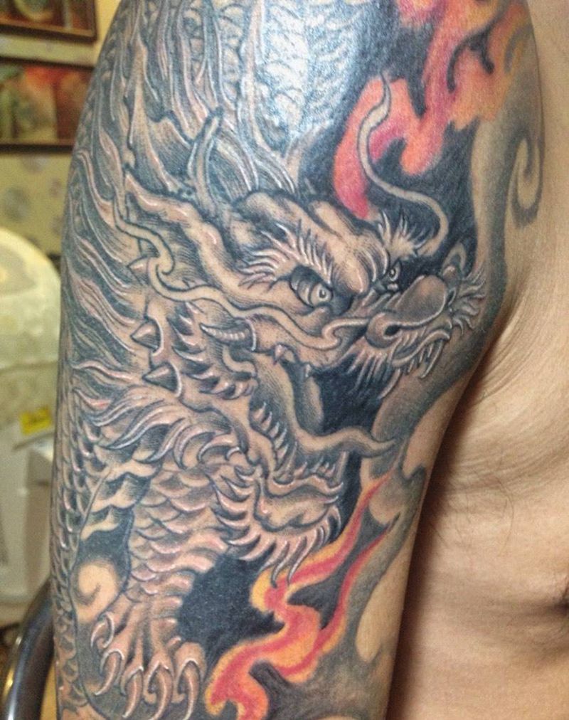 原创神兽纹身图片