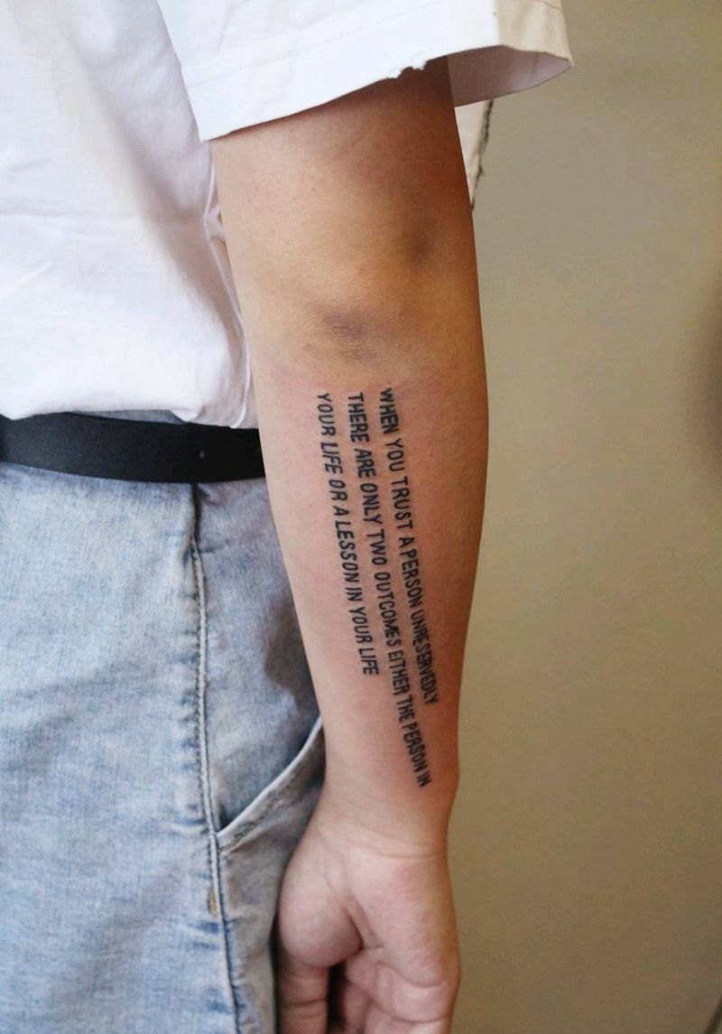文字纹身图片_手臂纹身图案