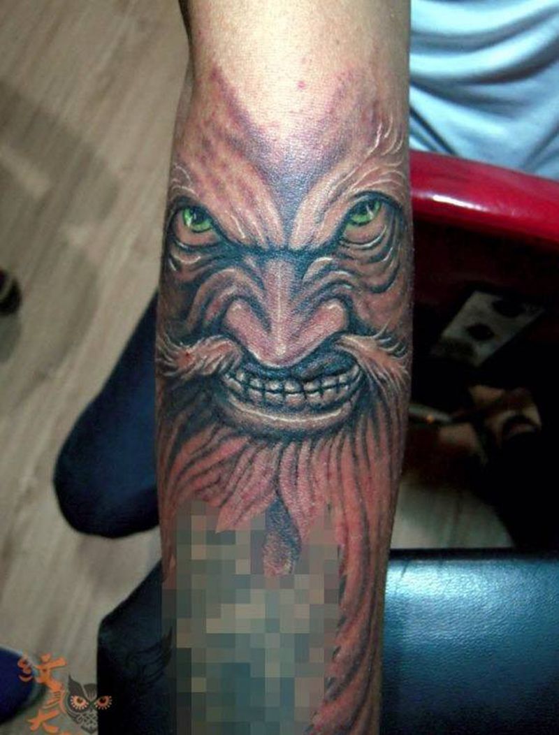 动漫人物纹身图片