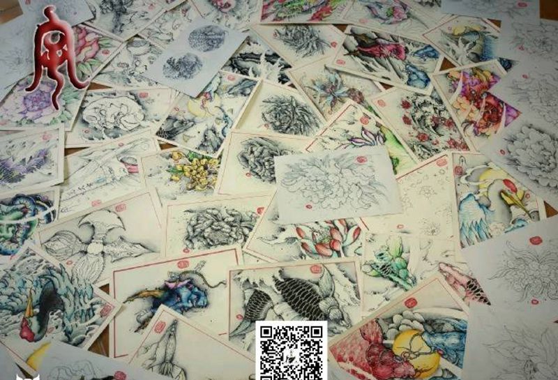 画稿纹身图片_画稿纹身图案