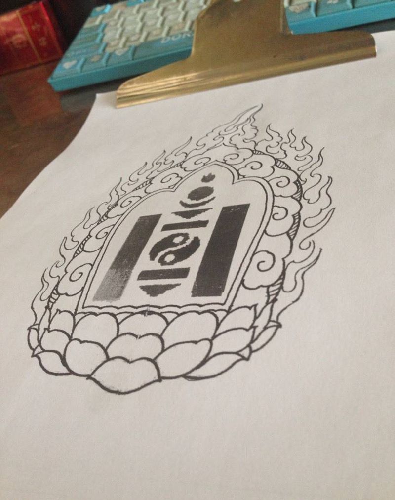 量身定制手稿纹身图片