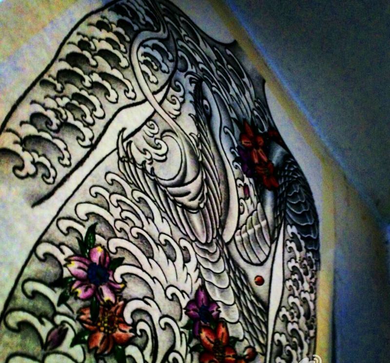 宇之舍得纹身图片_原创成品手稿纹身图案