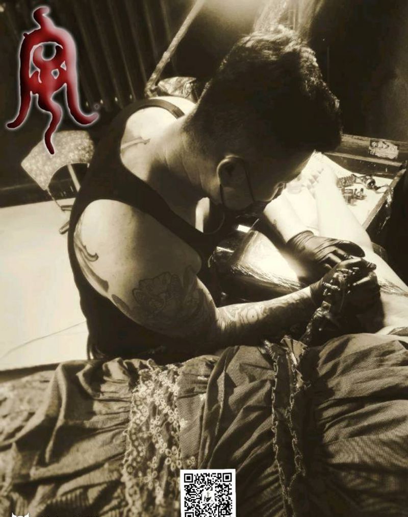 情侣纹身图片_情侣宇刺青成品纹身图案