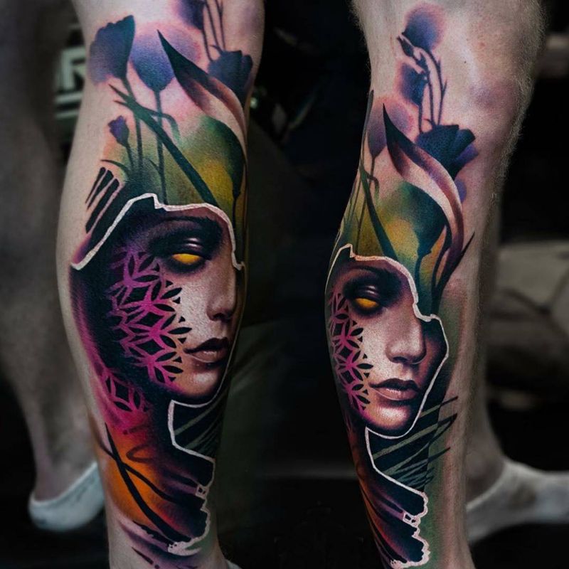 欧美写实纹身图片