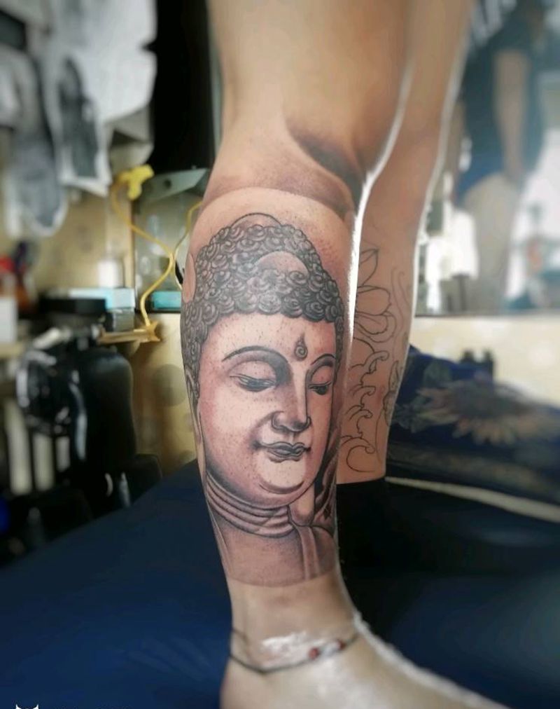 佛纹身图片_传统鬼神纹身图案