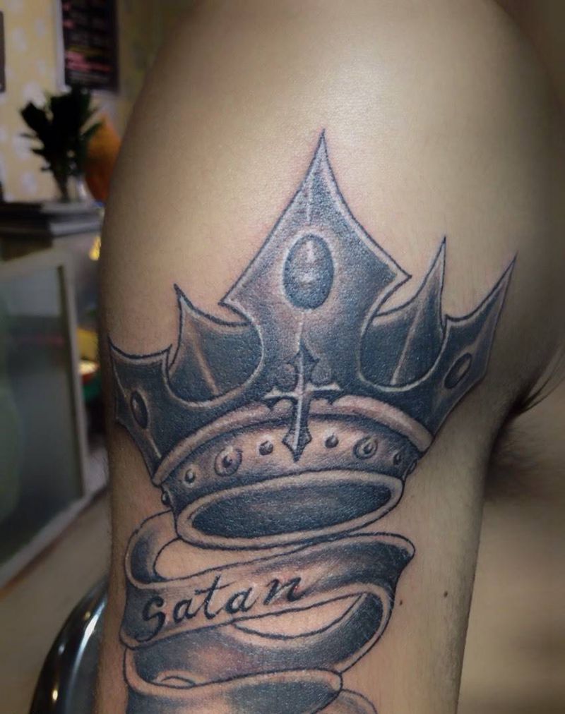 王官纹身图片_成品手臂欧美纹身图案