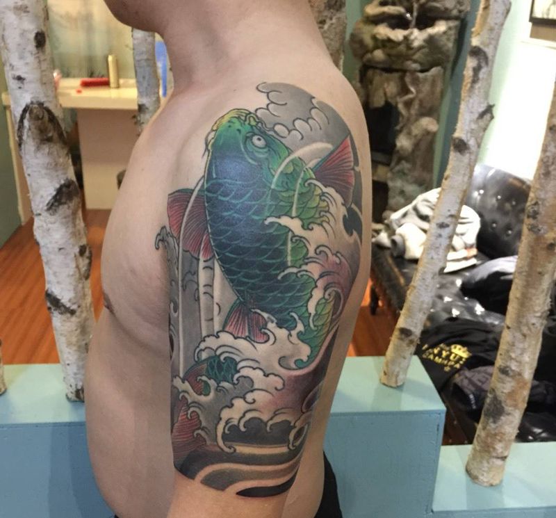 衔接纹身图片_腿部腰部颈部成品手稿插画肩部背部手部纹身图案