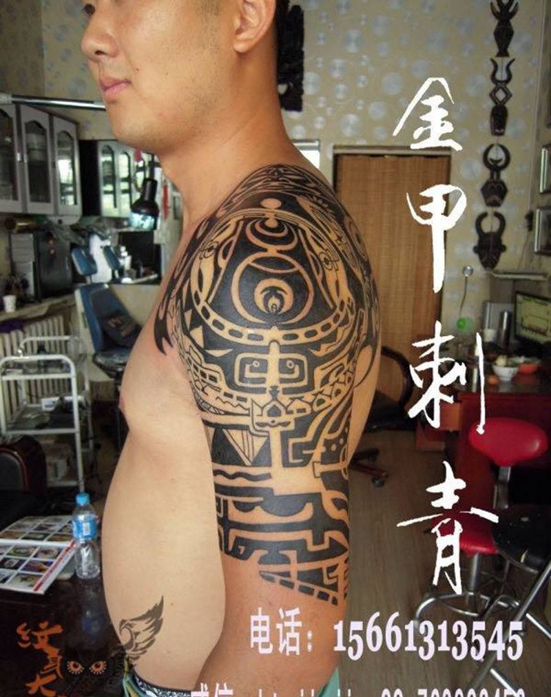 玛雅图腾纹身图片