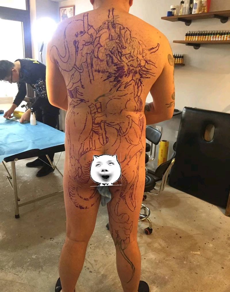 通纹身图片_遮盖纹身图案