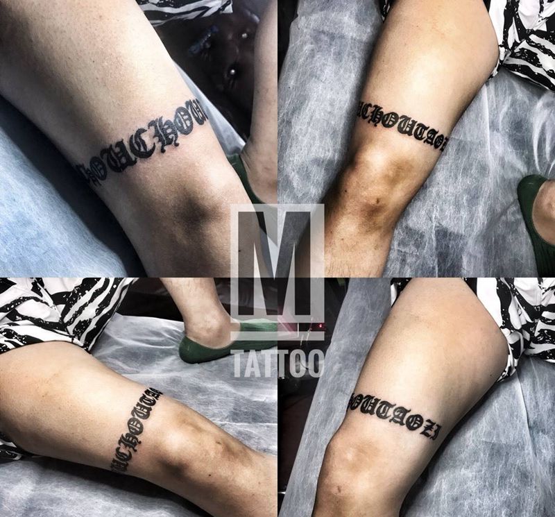 哥特字体纹身图片